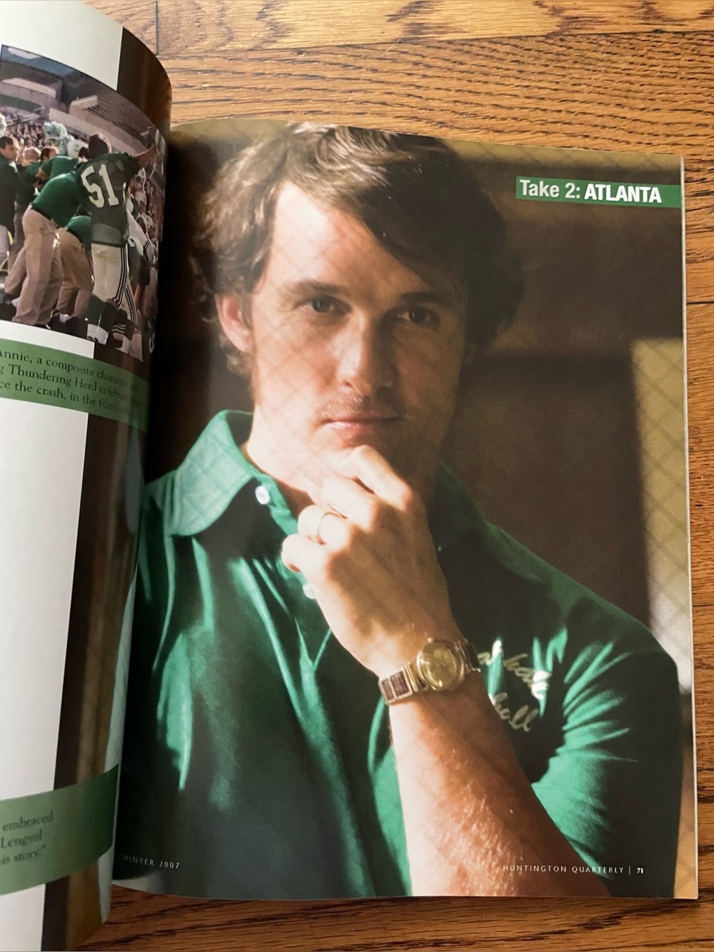 VINTAGE HUNTINGTON QUARTERLY Winter 2007 Magazine Signed By Coach Jack Lengyel - Picture 8 of 10